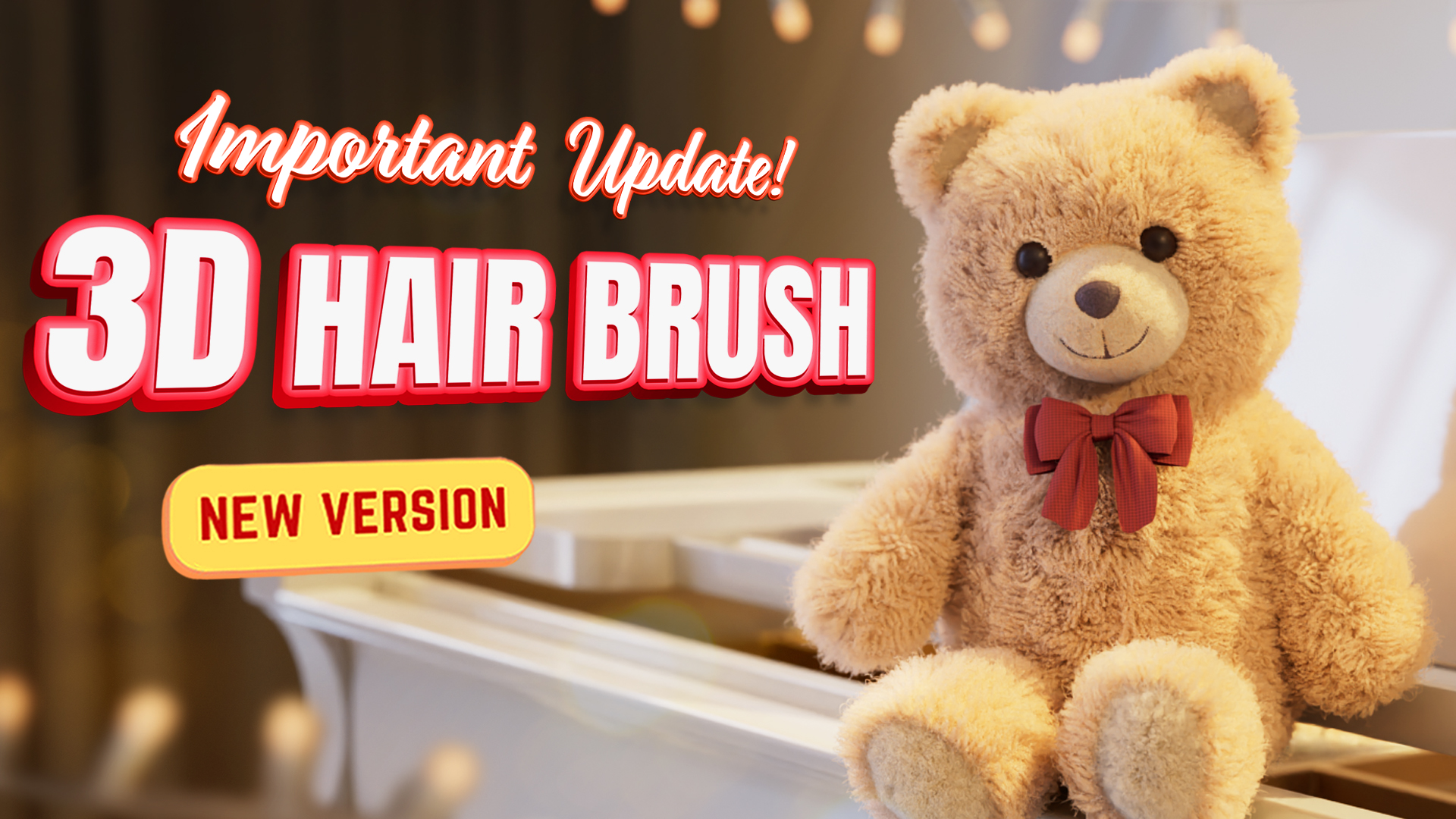 3D Hair Brush 4.7.1 - Professional Hair Grooming Tool