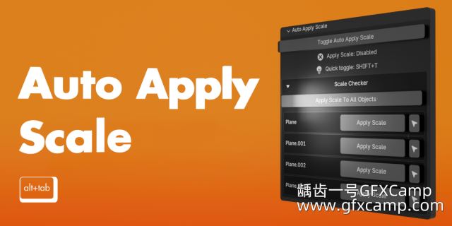 Auto Apply Scale V2.0 - Blender Plugin