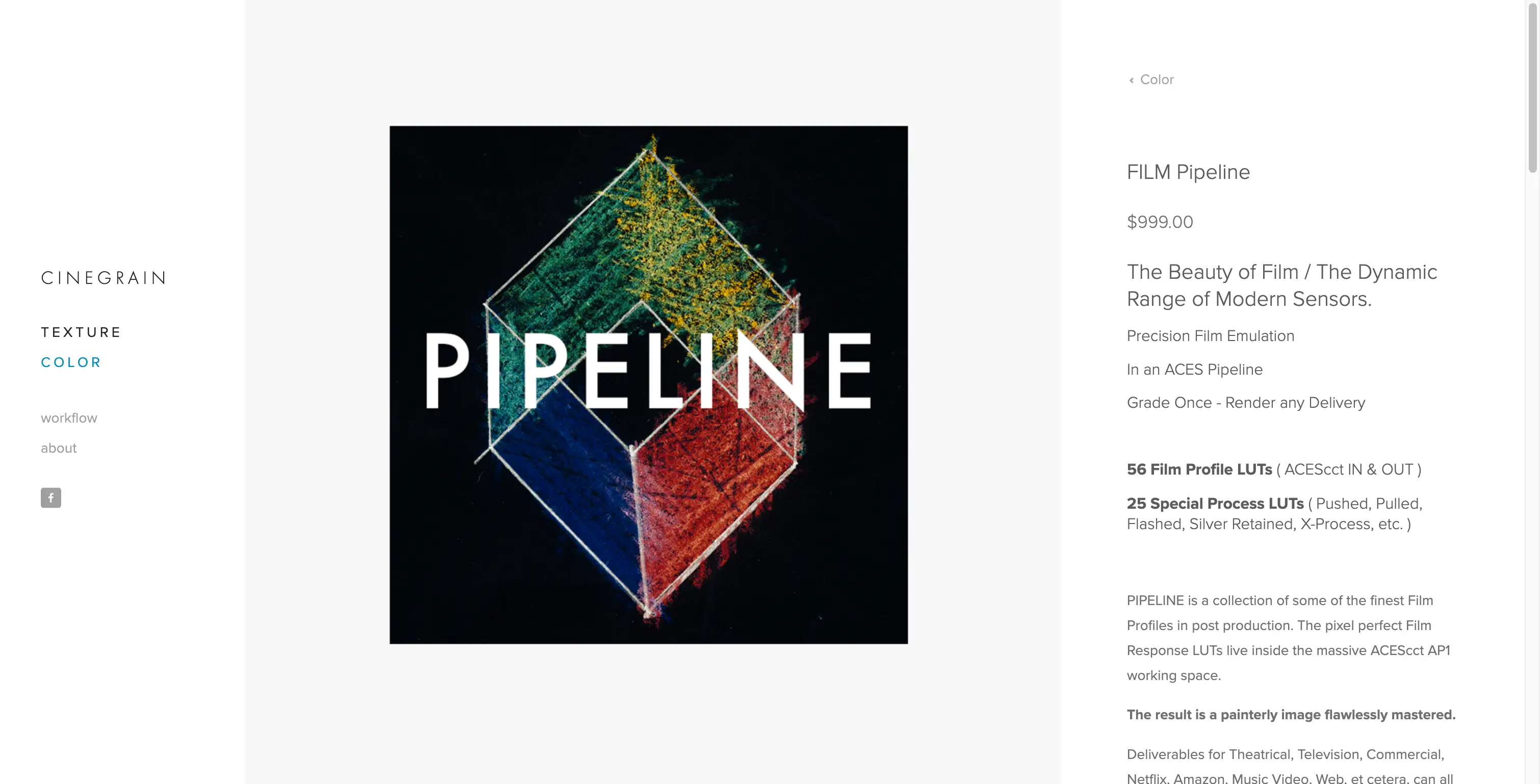 Film Pipeline Cinegrain