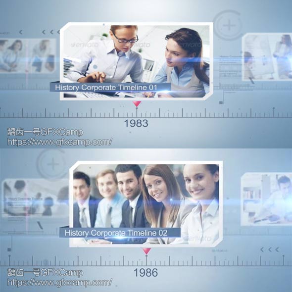 History Timeline After Effects Template