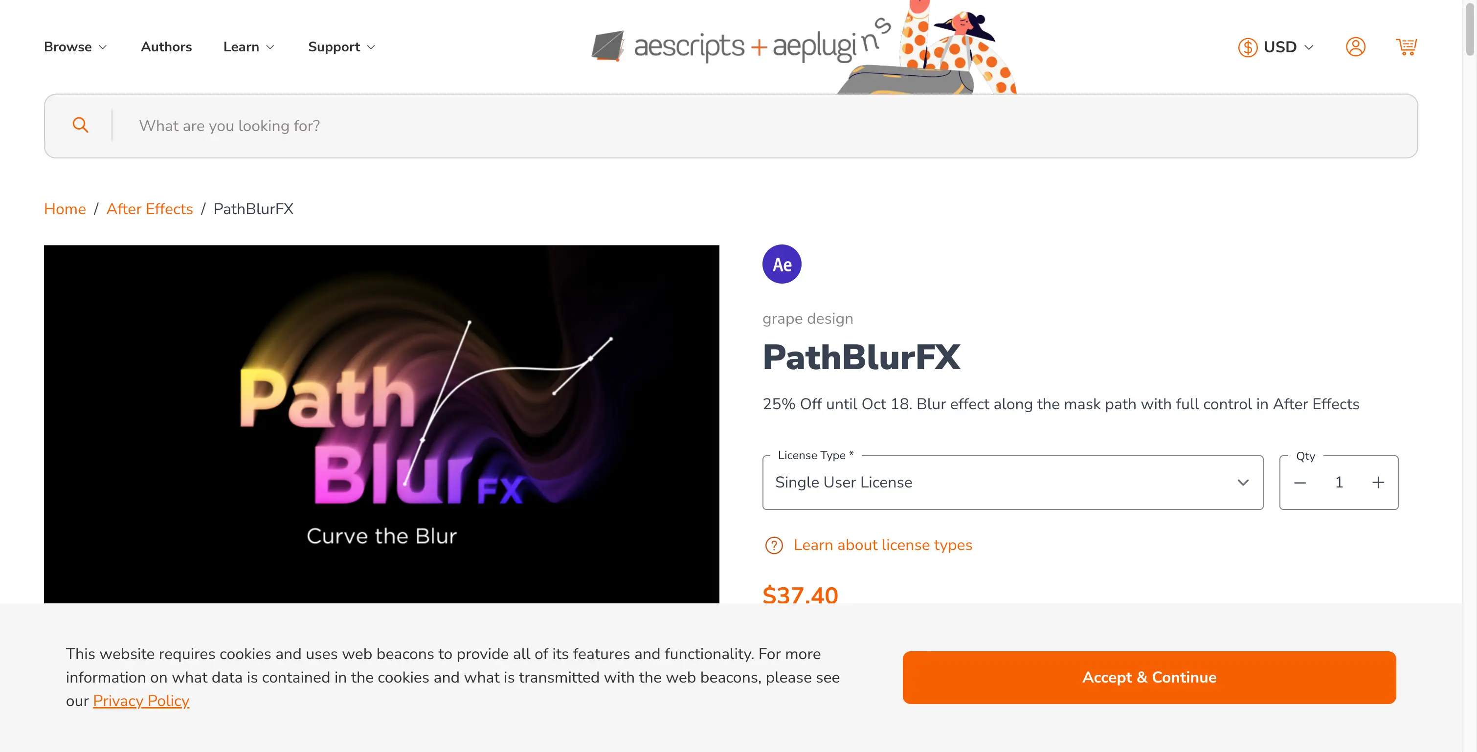 Aescripts Pathblurfx