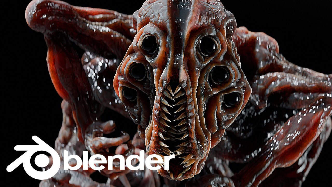 Blender Monster VFX Tutorial by FxForge