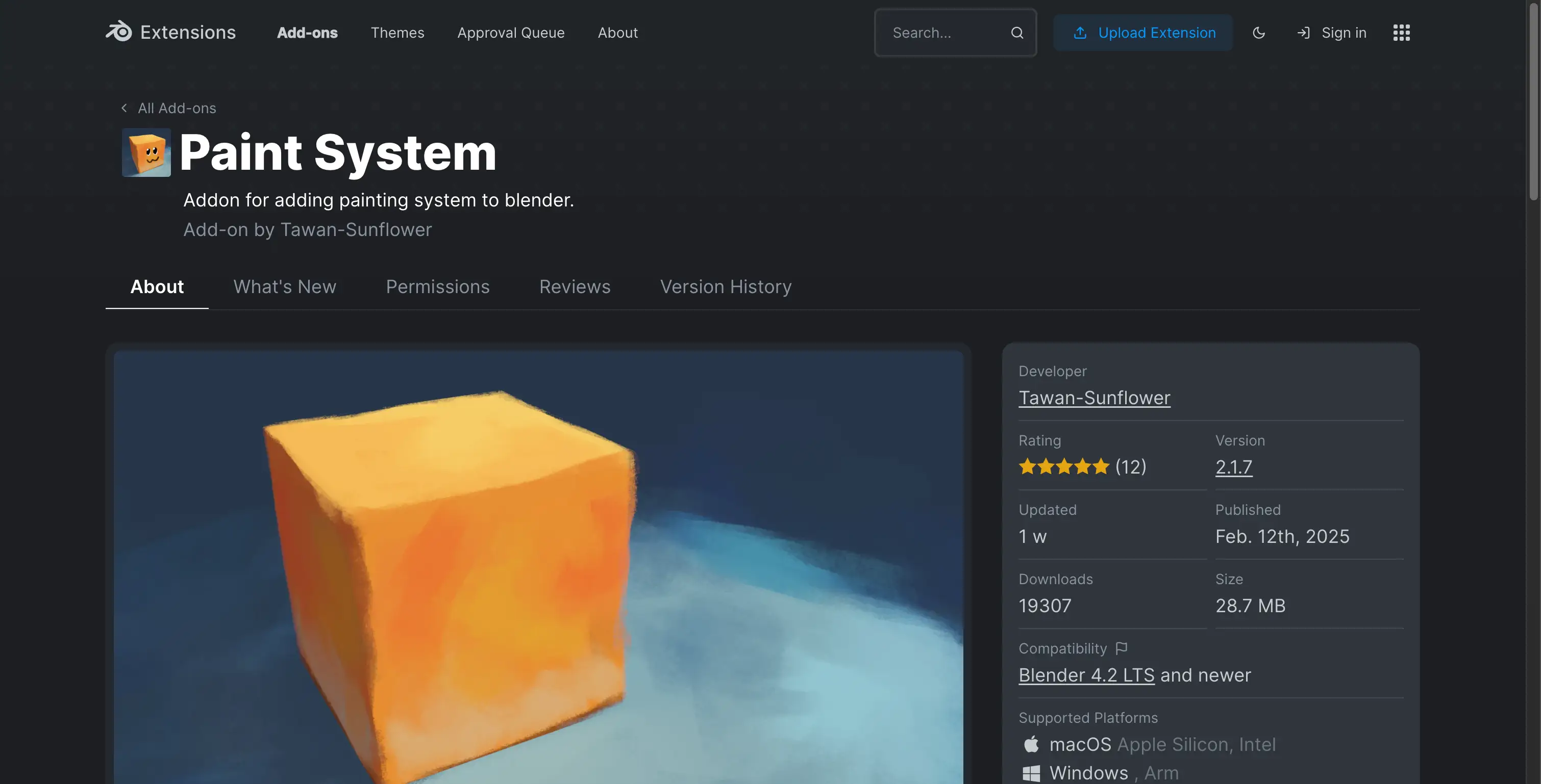 Blender Paint System