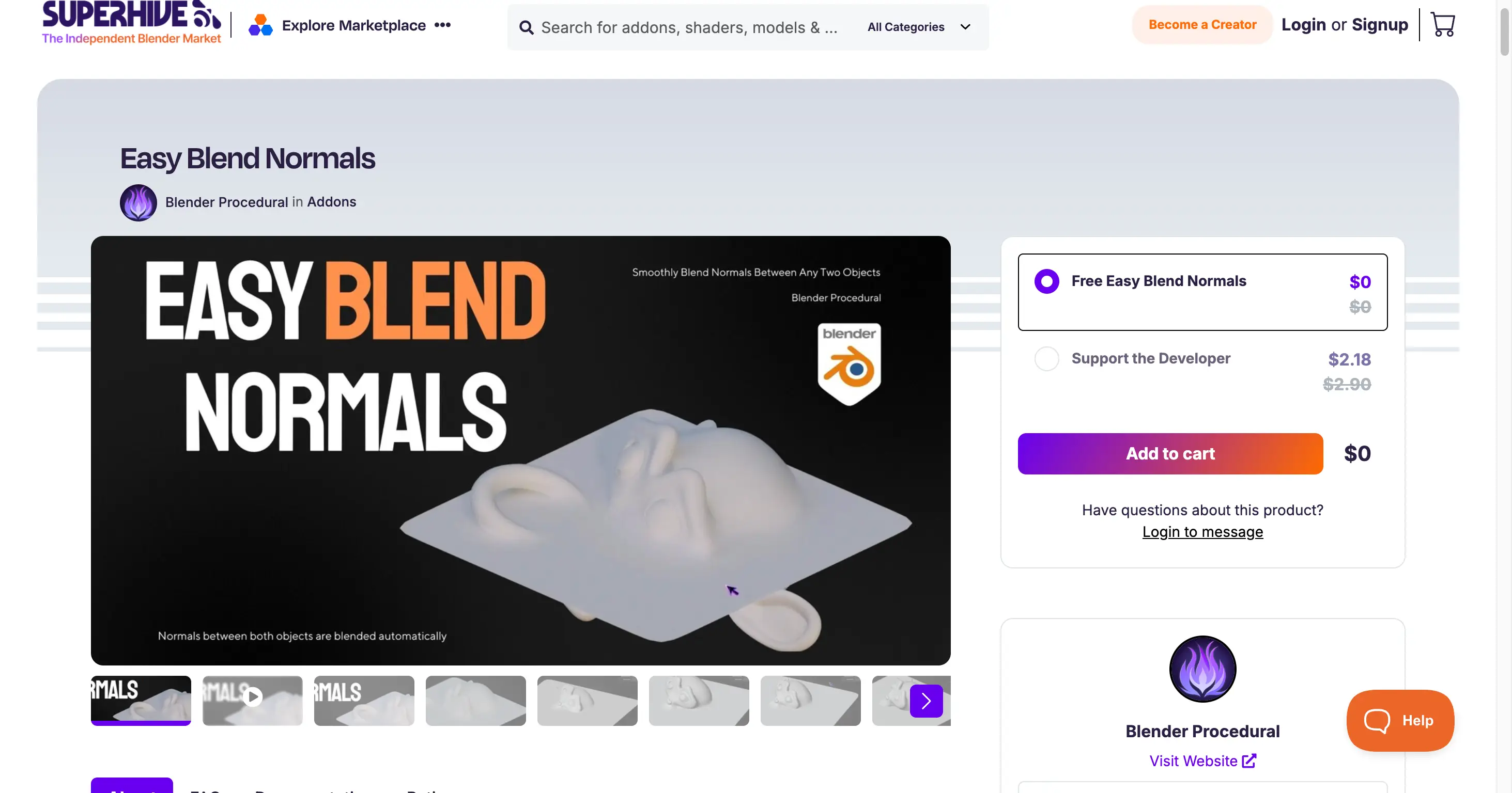 Easy Blend Normals v1.0.1