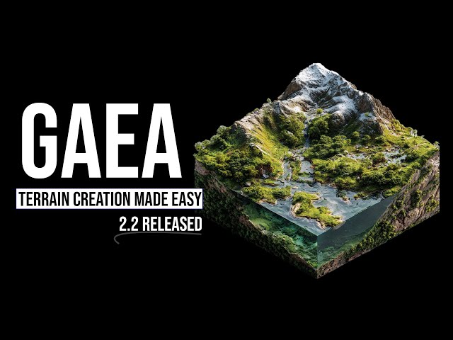 QuadSpinner Gaea V2.2.4.0 - Professional terrain design software for VFX, games, and virtual production