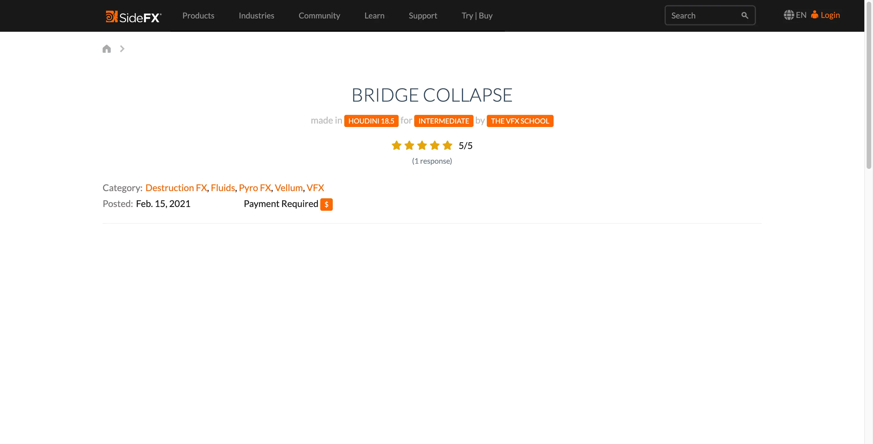 Houdini Bridge Collapse Tutorial