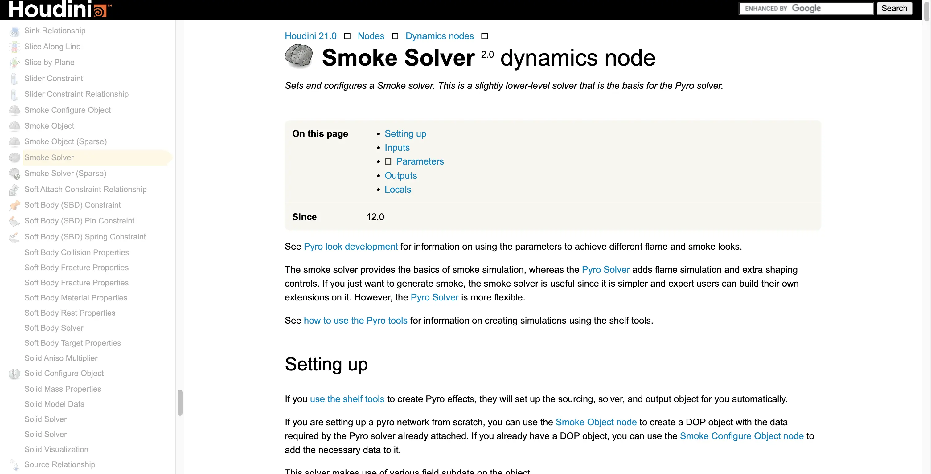Houdini Dops Dynamics Smoke Solvers Tutorial