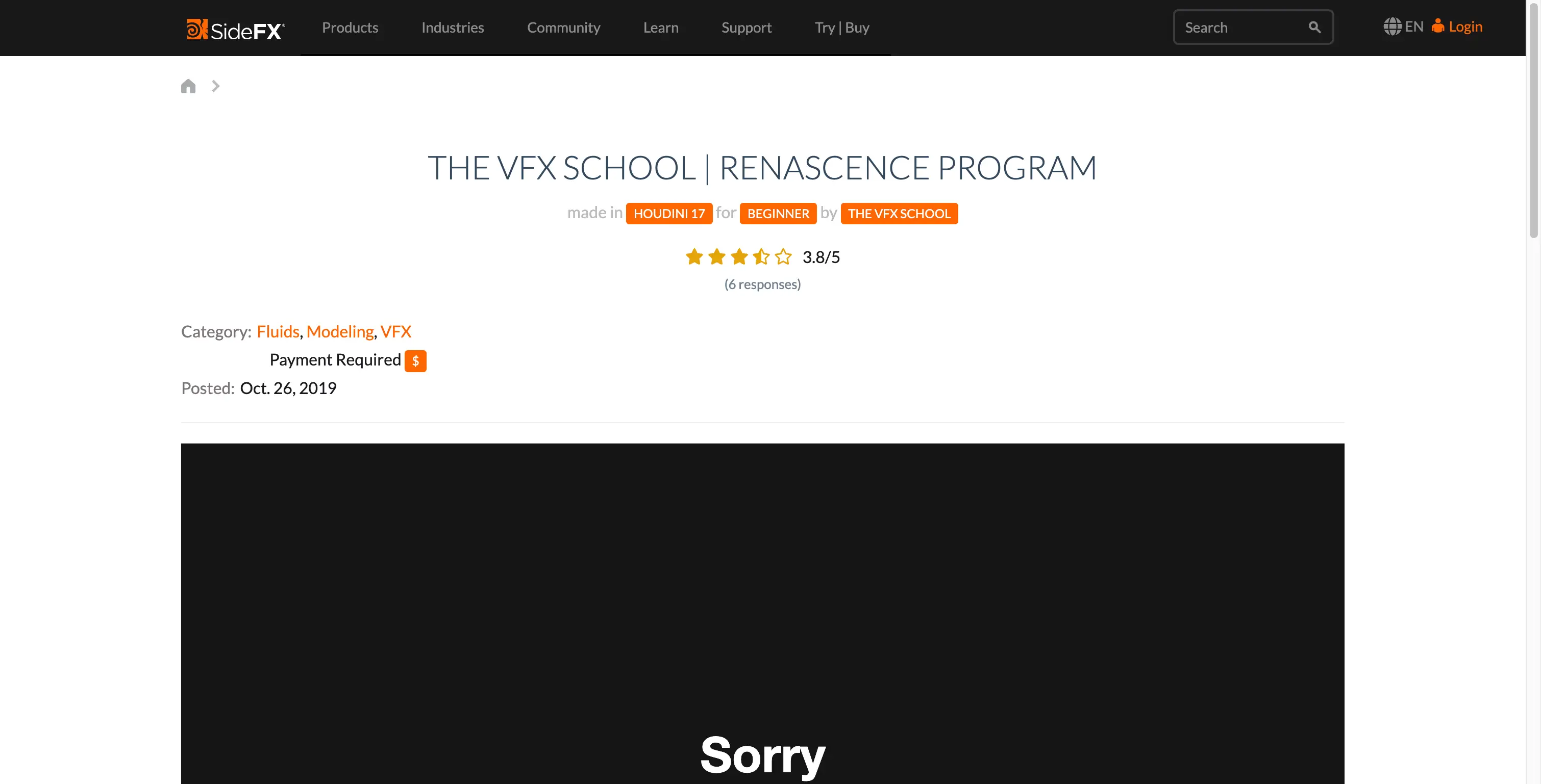 Houdini Renascence Program