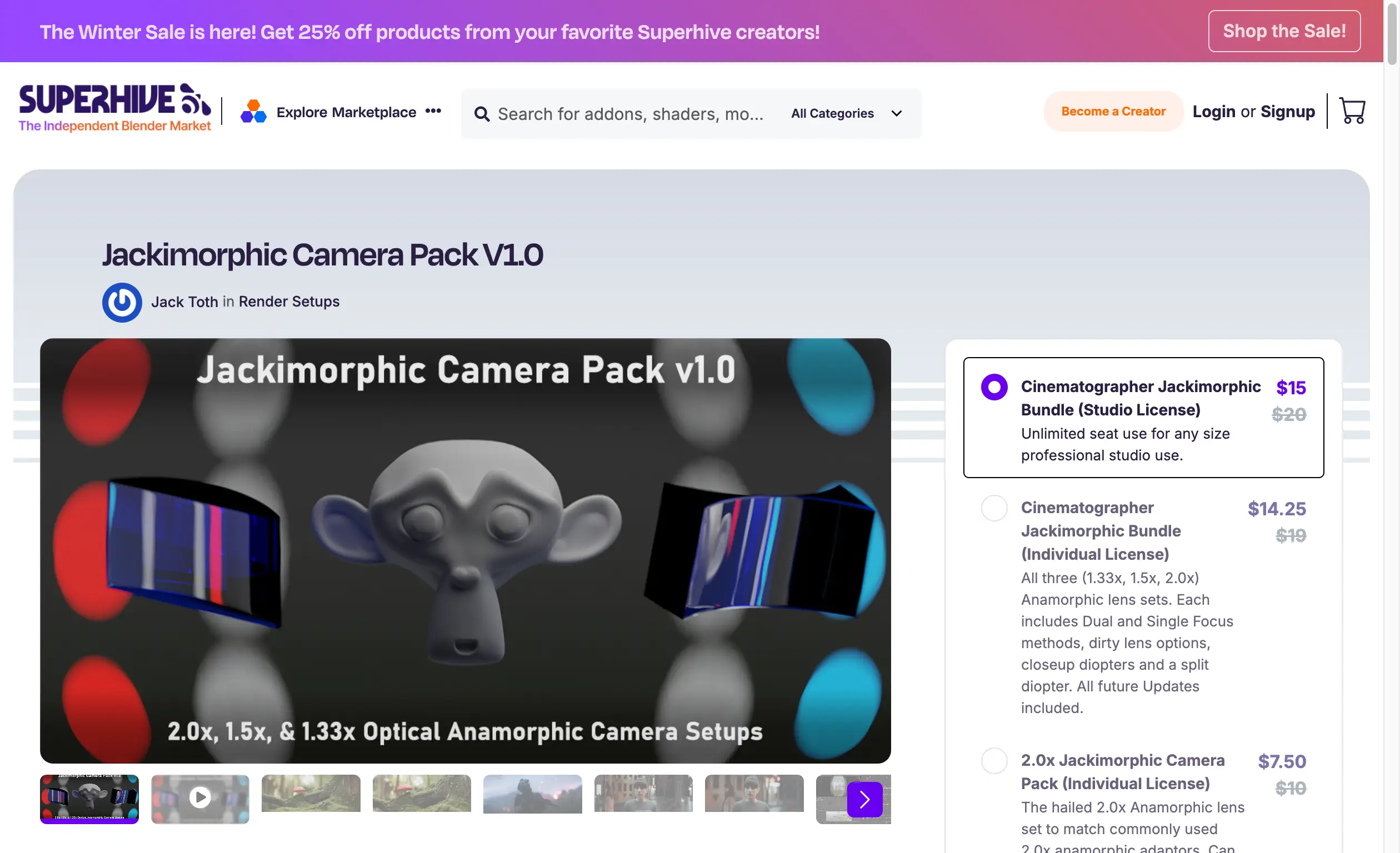 Jackimorphic Camera Pack Banner