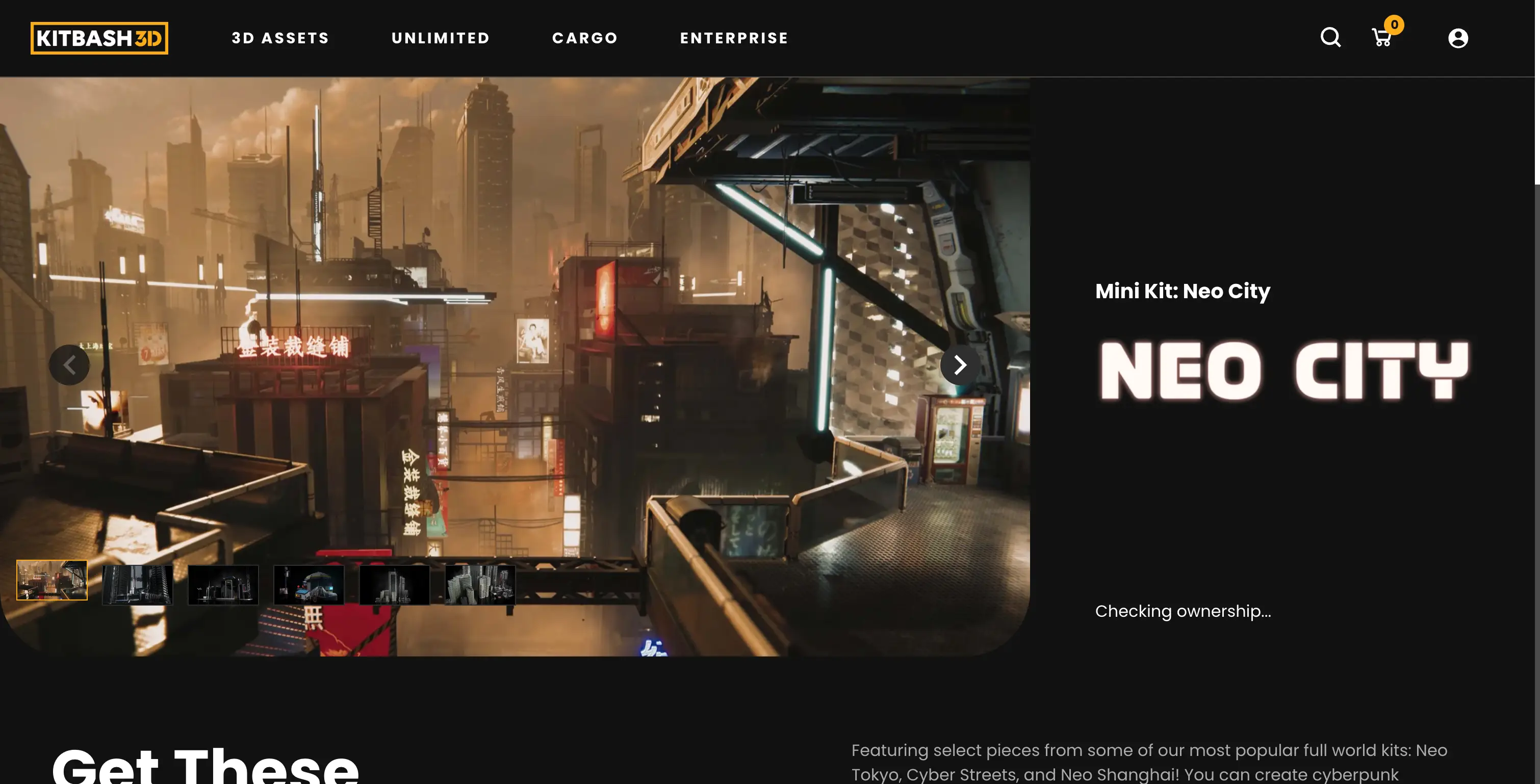 Kitbash3D Mini Kit Neo City