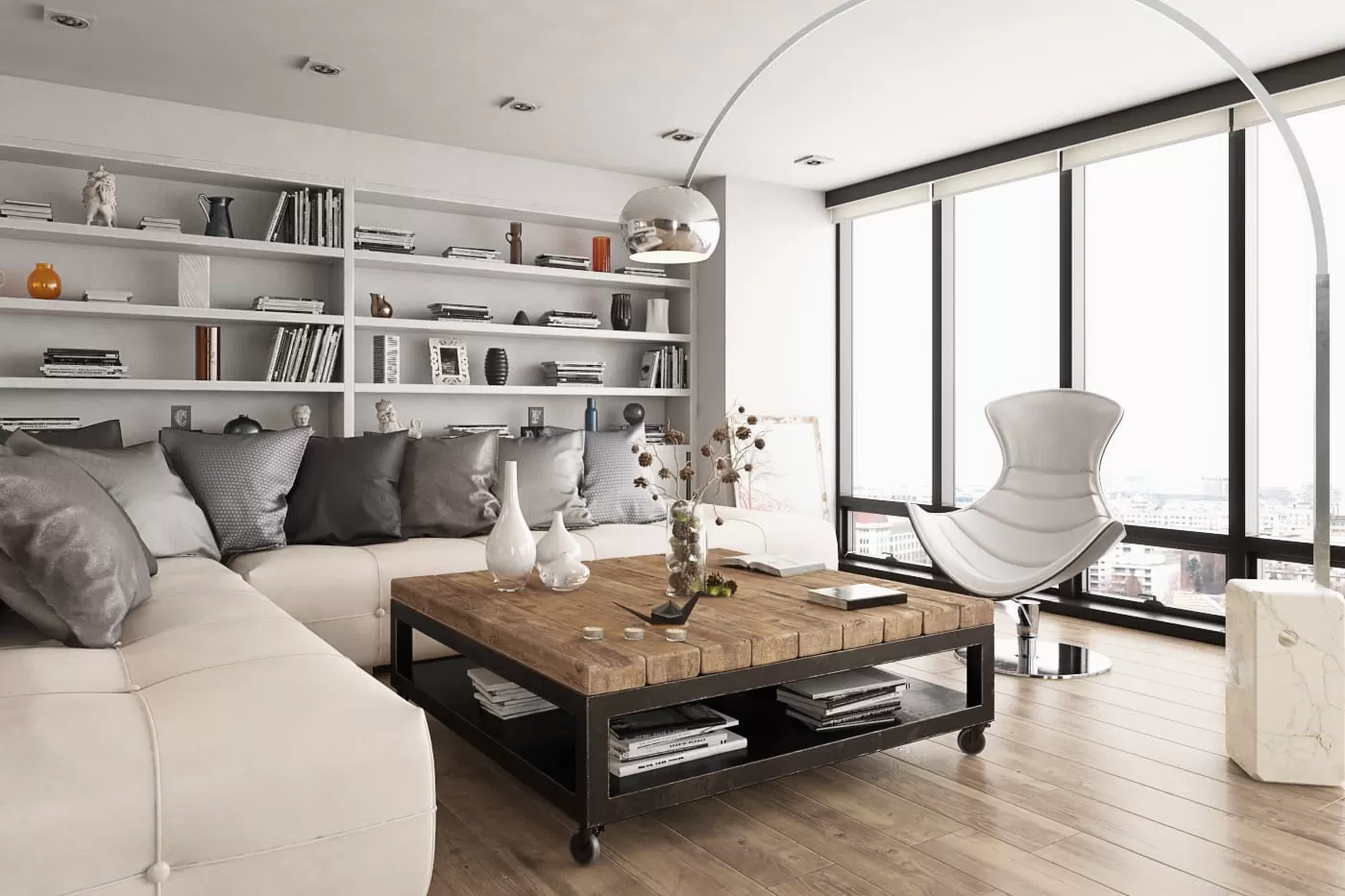 Nordic Kids Room Scene - Scandinavian Children's Interior