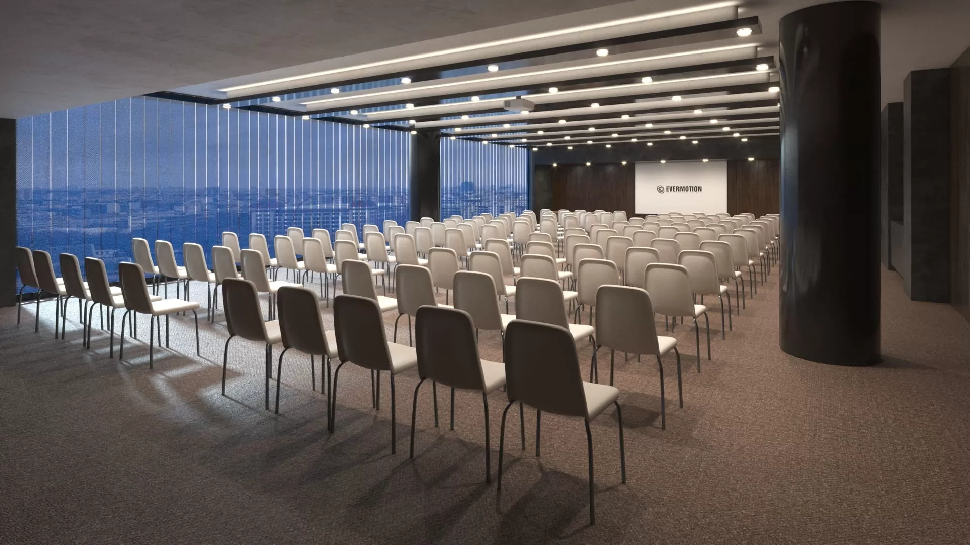 Nordic Home Office Scene - Scandinavian Workspace Design