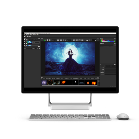 Boris FX Optics 2025 Interface - Full Filter Gallery and Controls