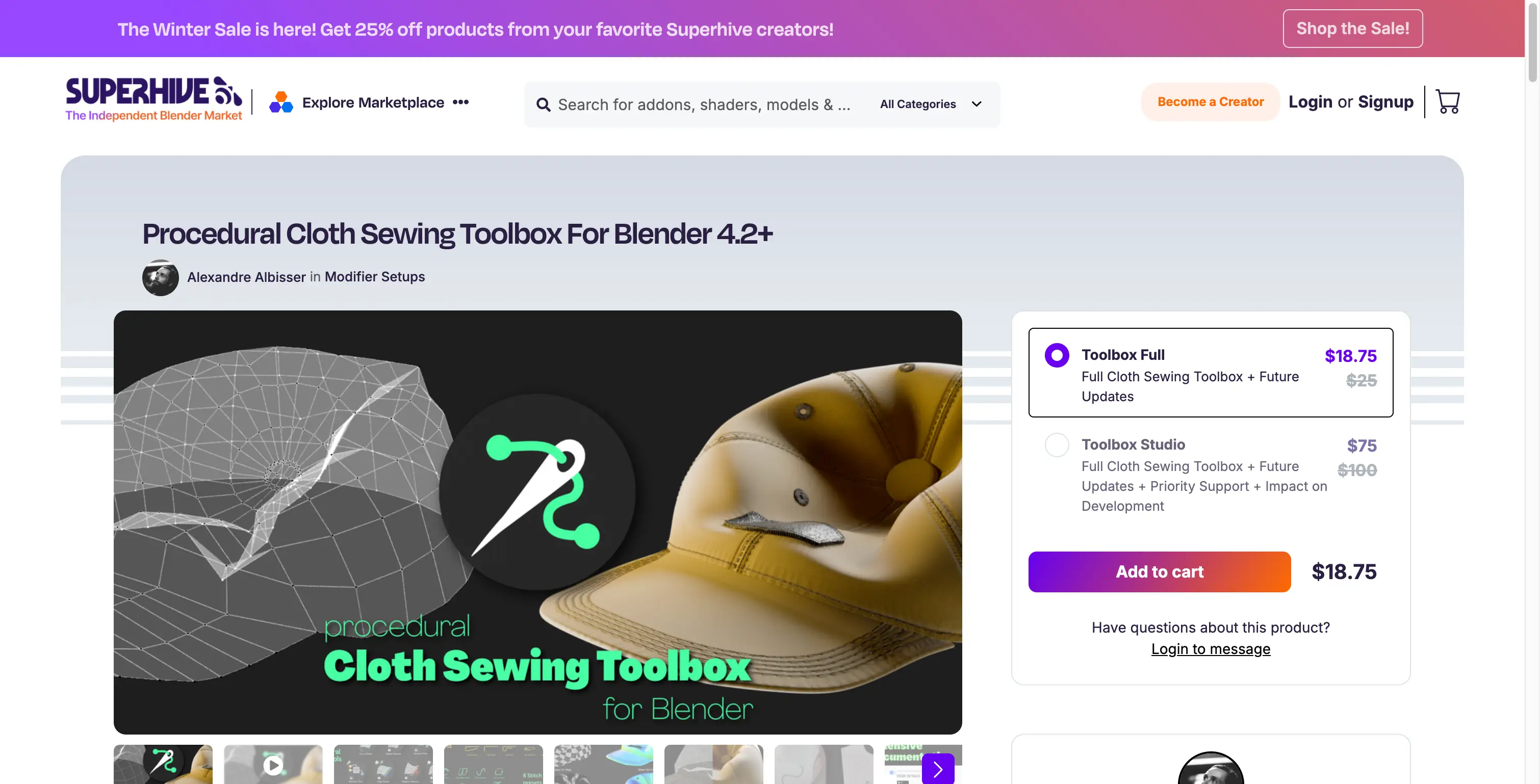 Procedural Cloth Sewing Toolbox V0.35