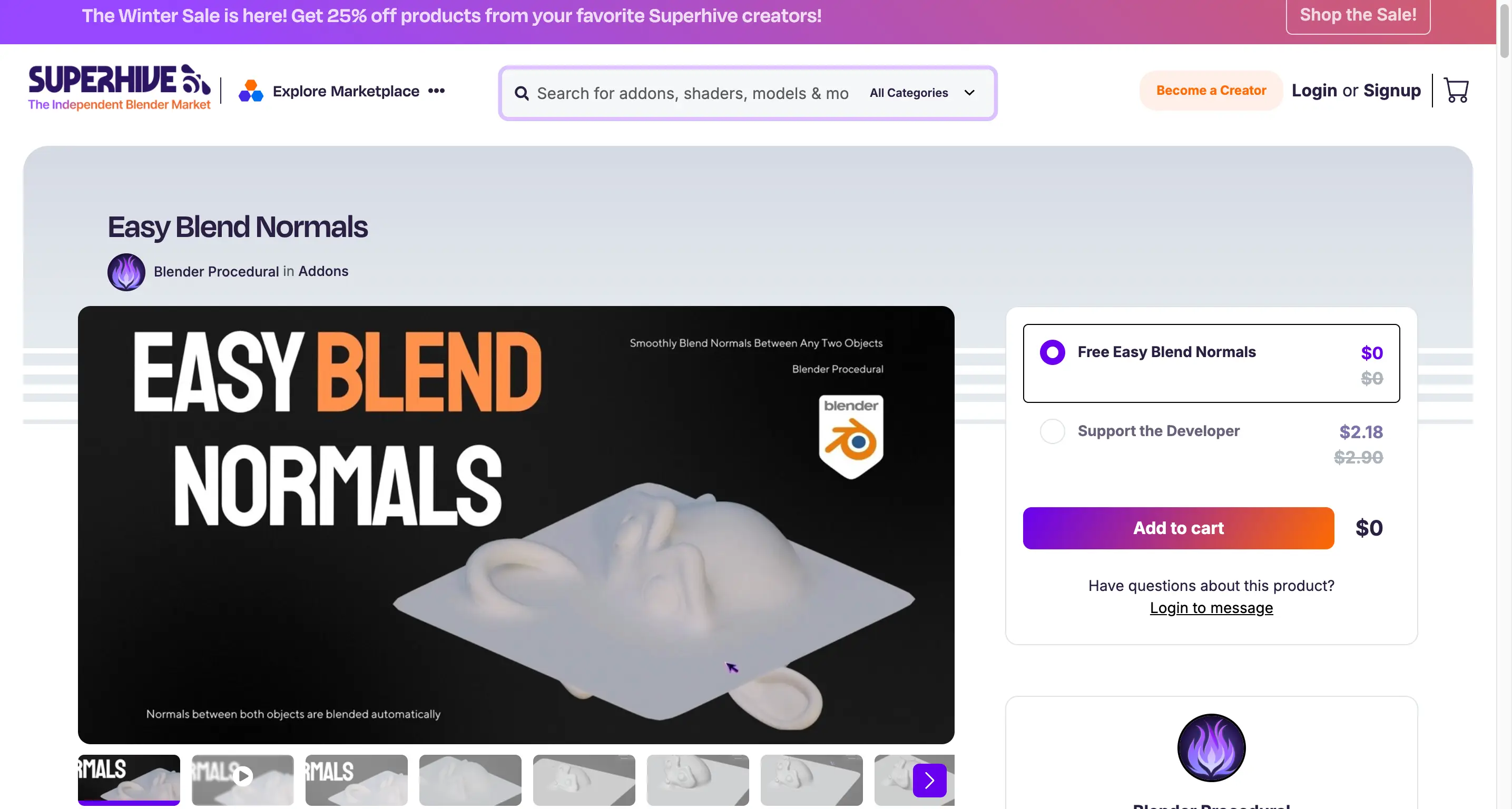 Revolve Mesh Looper - Blender Plugin