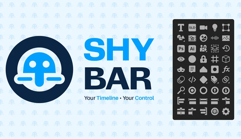 Shy Bar v1.2.0.2 Interface - After Effects Layer Management Script