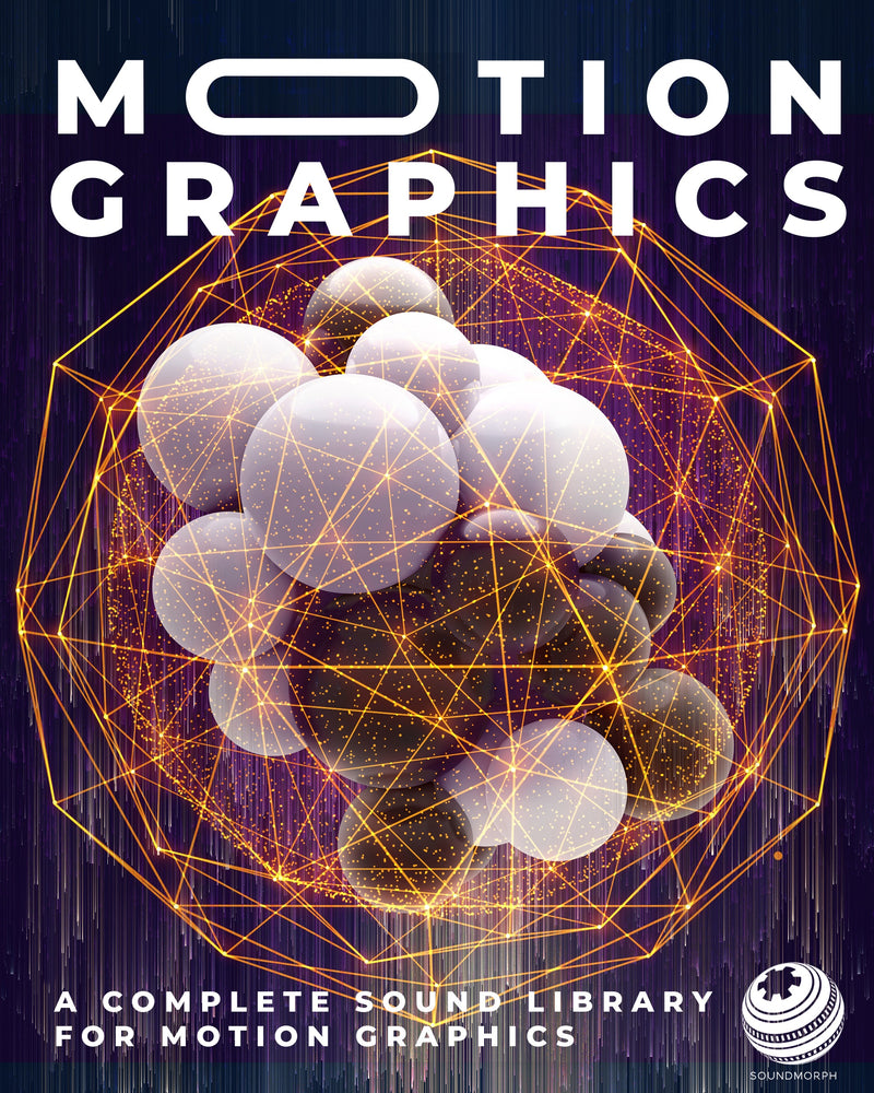 SoundMorph Motion Graphics sound library interface and organization