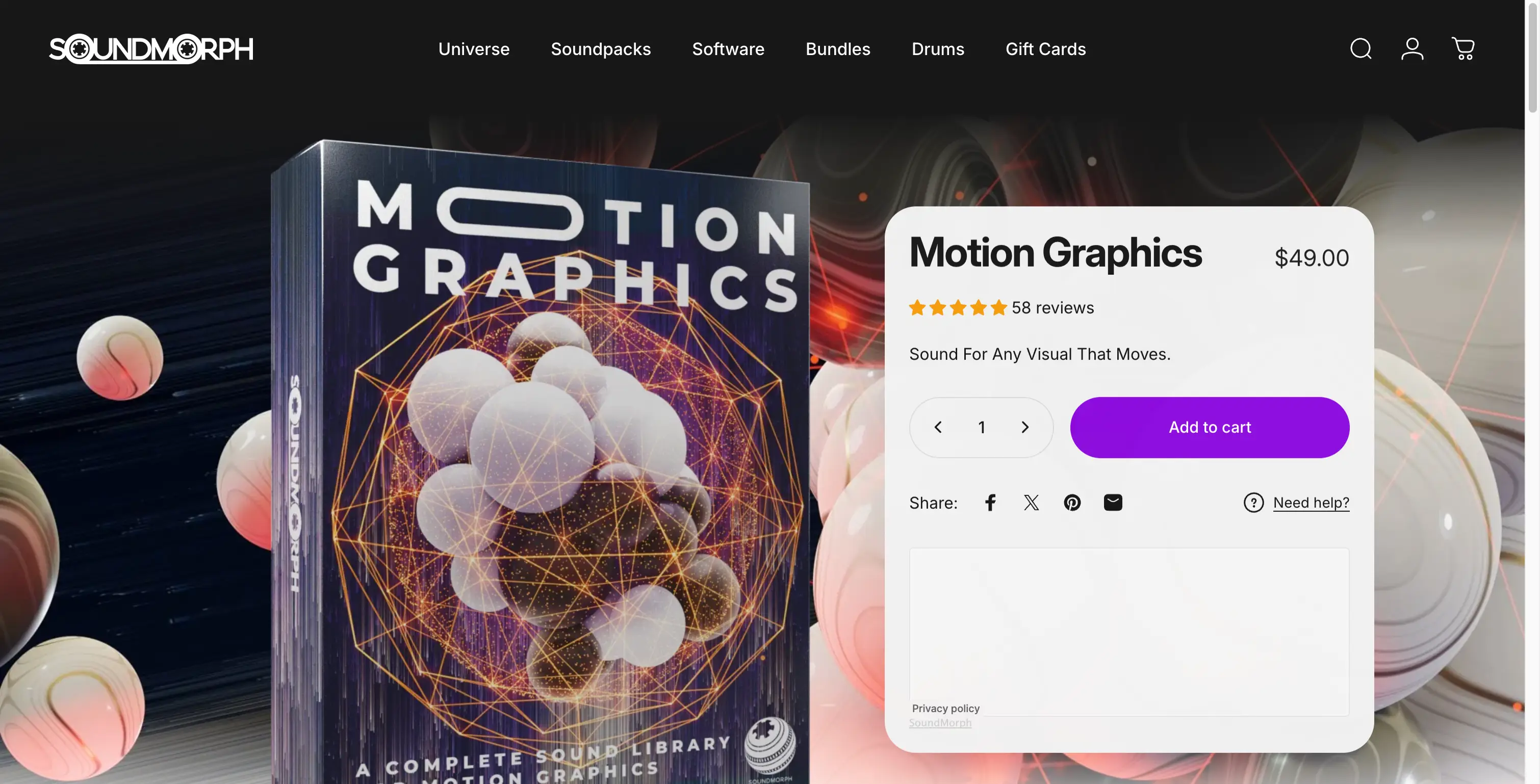 SoundMorph Motion Graphics