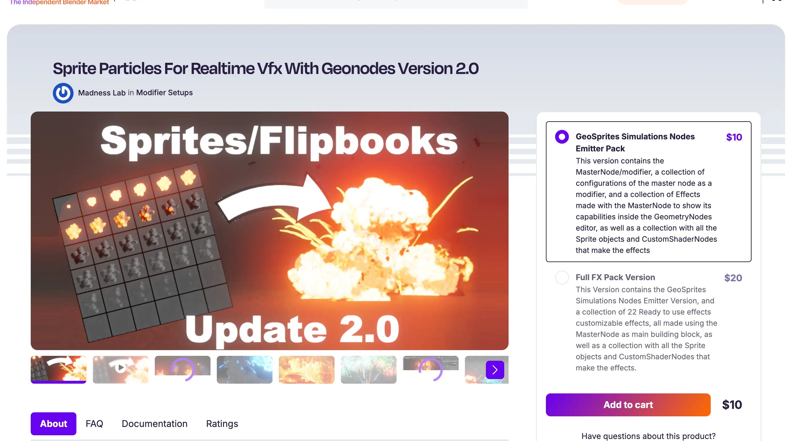 Sprite Particles For Realtime Vfx With Geonodes