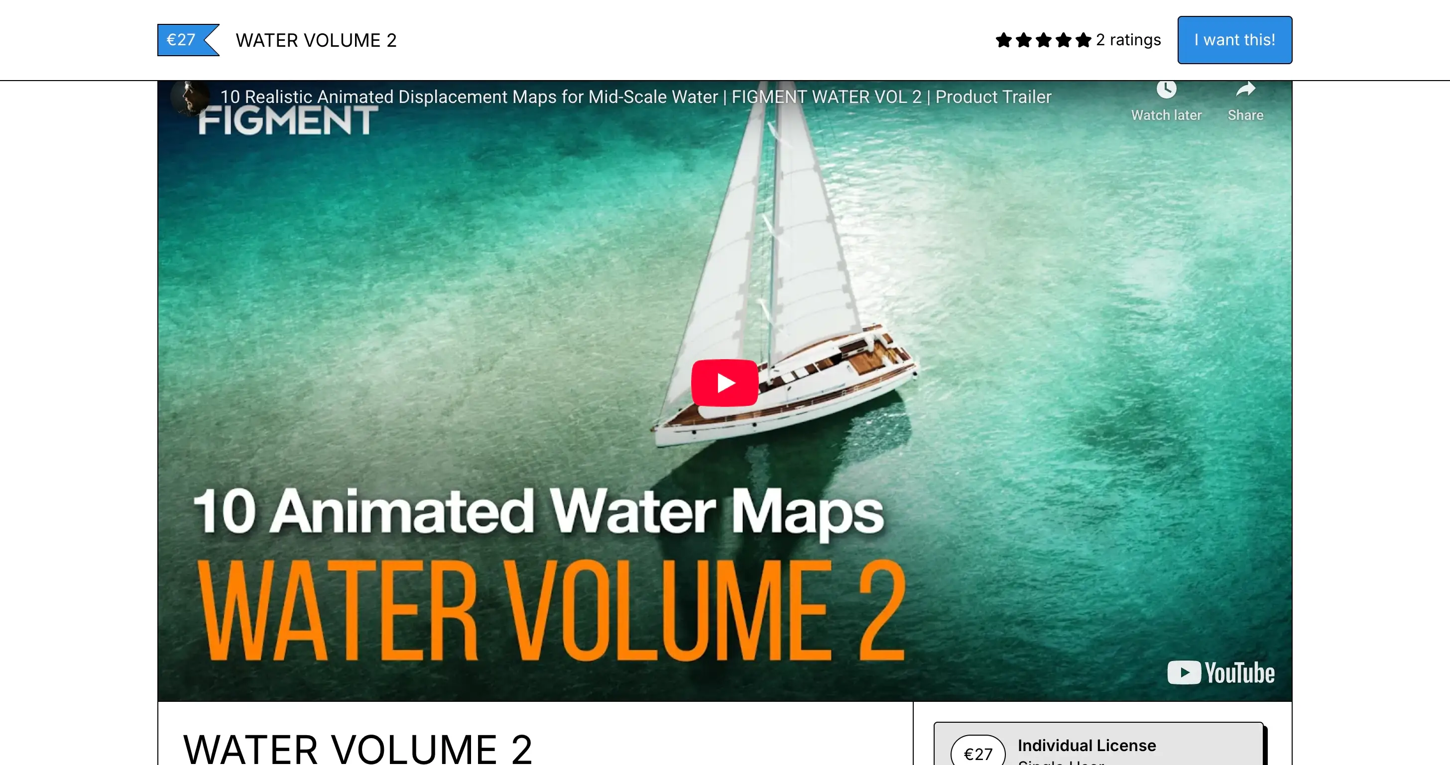 WATER VOLUME 2