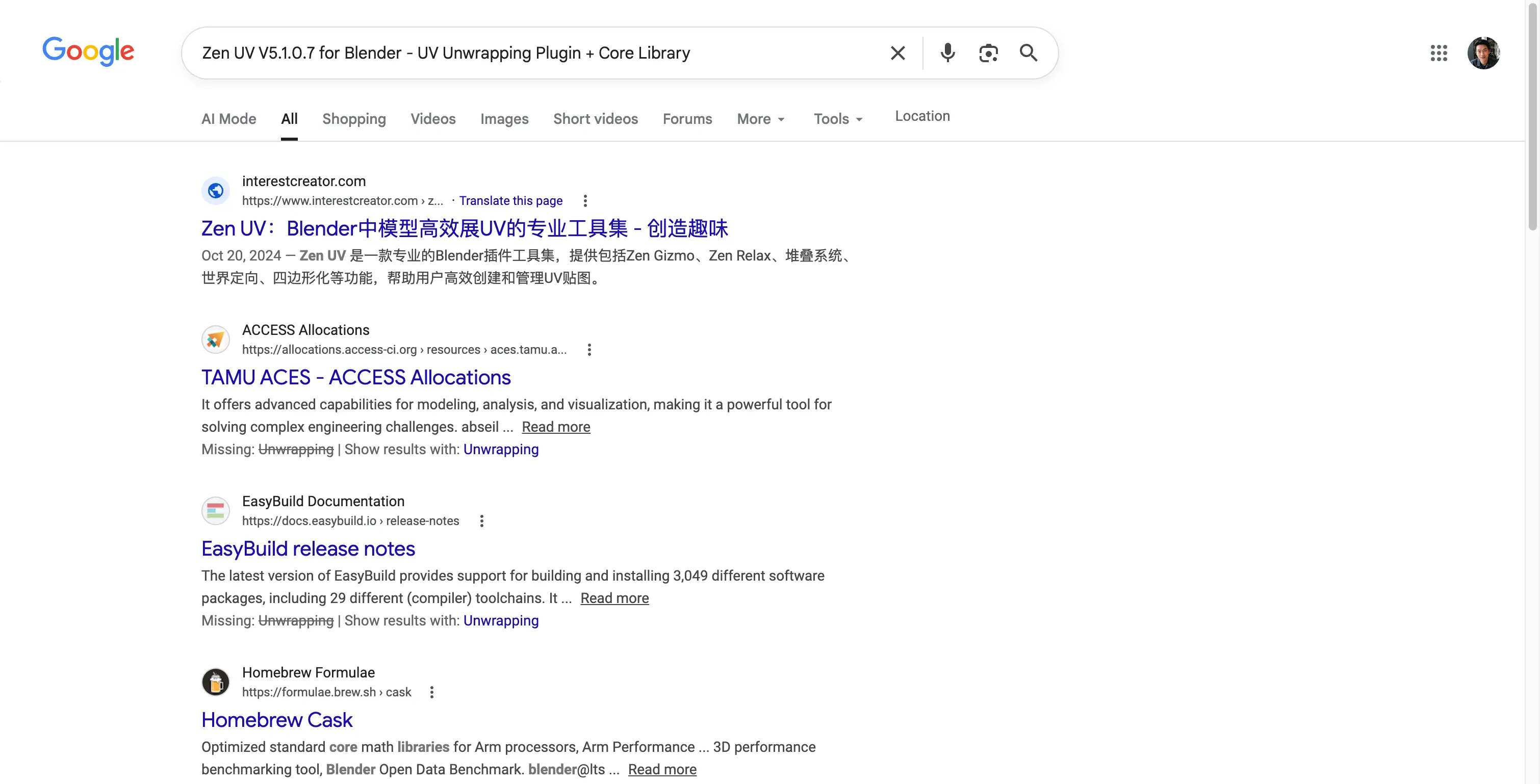 Zen Uv Blender Plugin